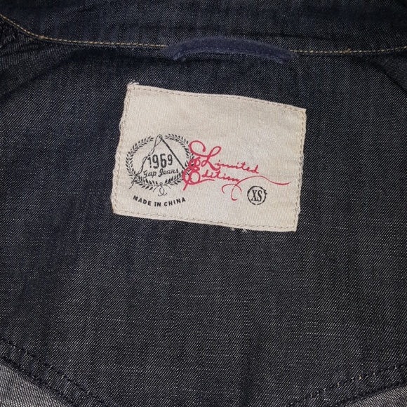 GAP 1969 Limited Edition  Oiled Denim Trench Coat! - Picture 6 of 6